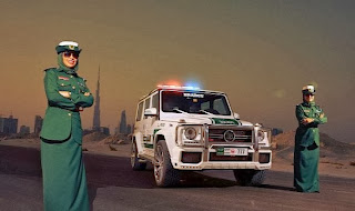 Mercedes Classe G63 AMG polizia Dubai